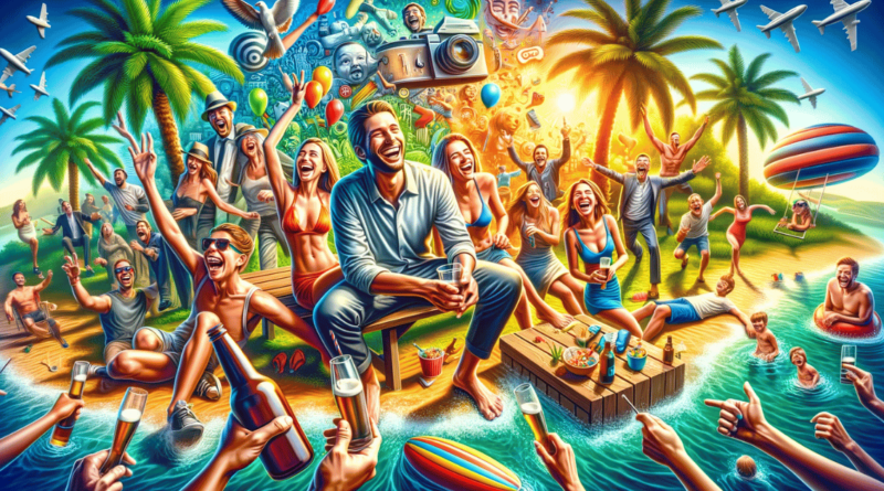 Pessoas desfrutando de momentos felizes, simbolizando 'Have a Good Time'